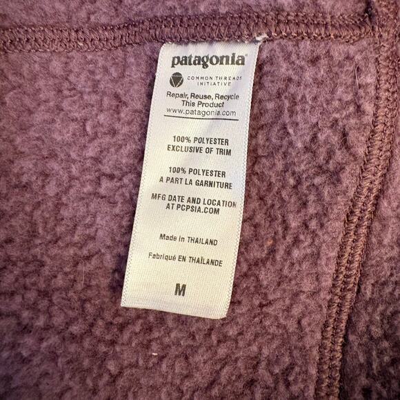 Patagonia Better Sweater Plum Beanie hat size M - Picture 4 of 4